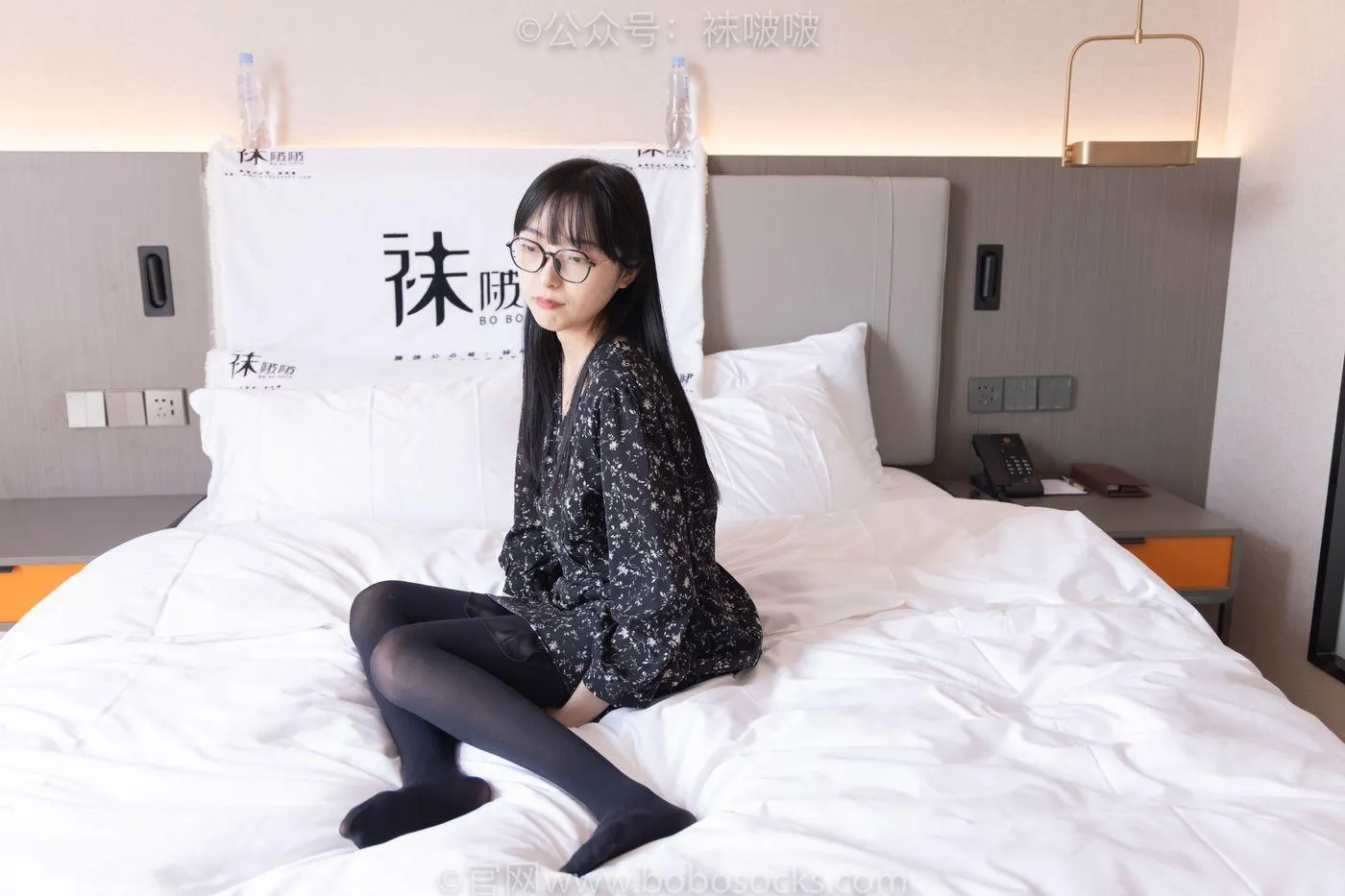[BoBoSocks袜啵啵]NO.064 稚予-平底鞋、厚黑丝 [137P]插图3